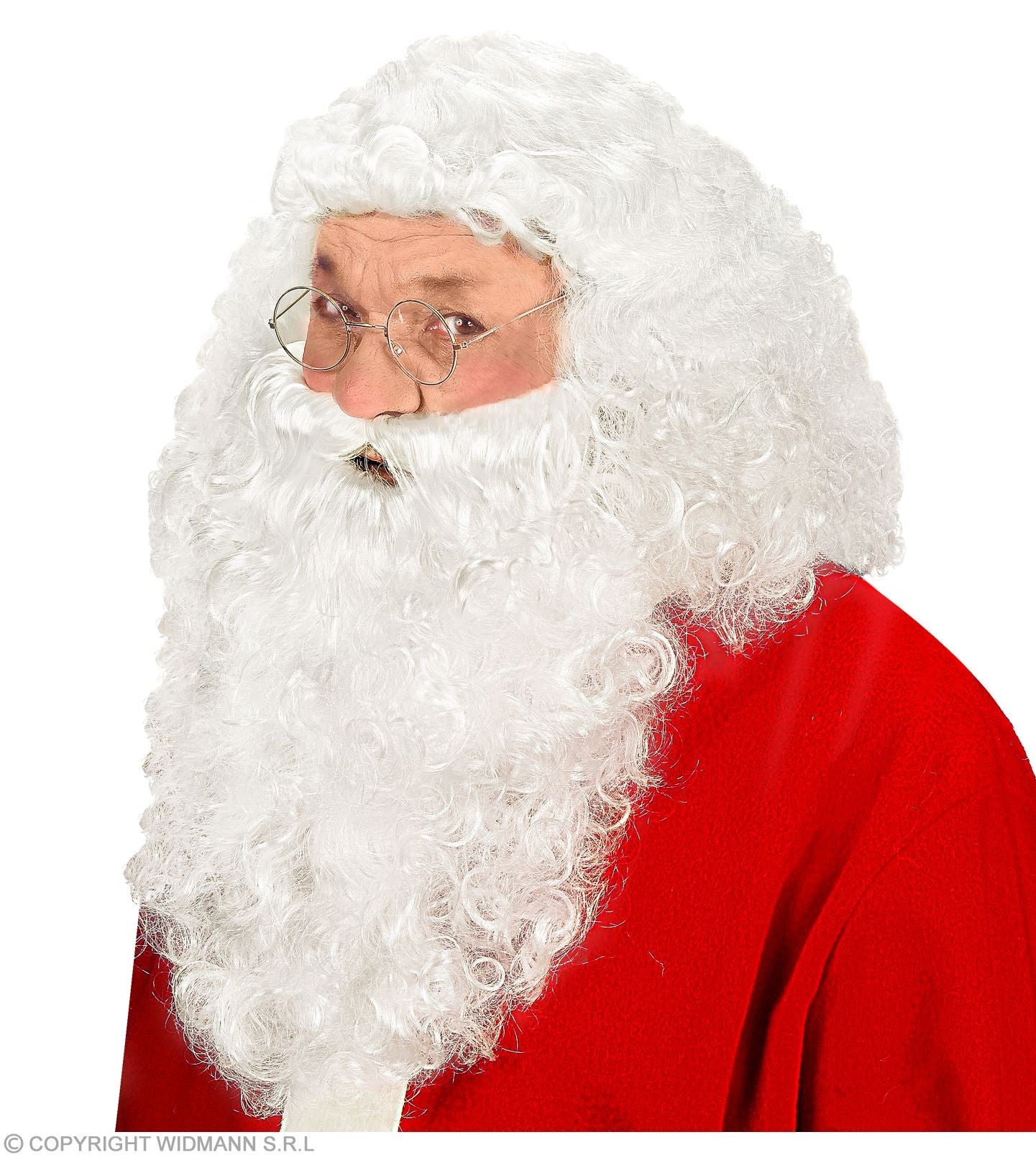 Perruque et barbe de Père Noël