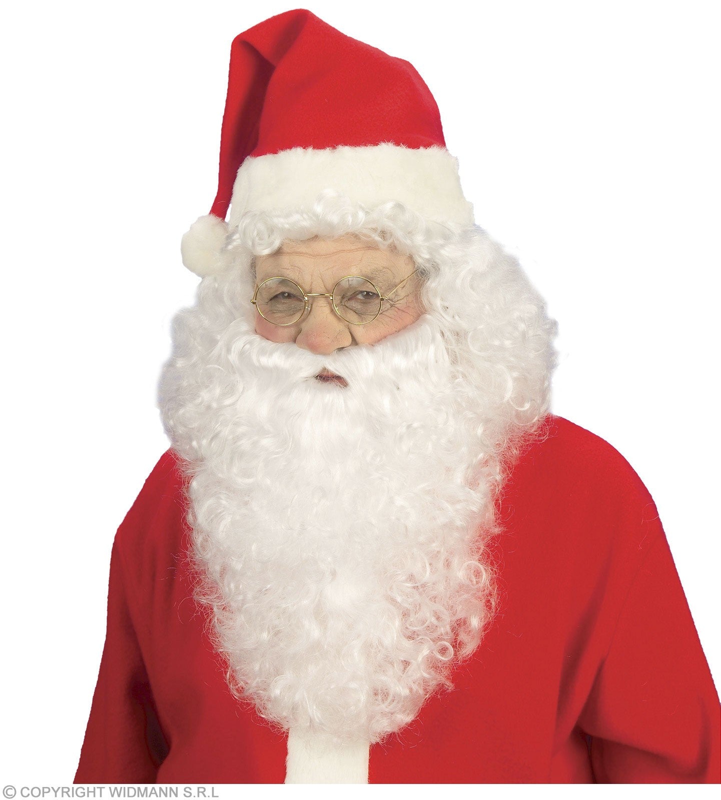 Perruque et barbe de Père Noël