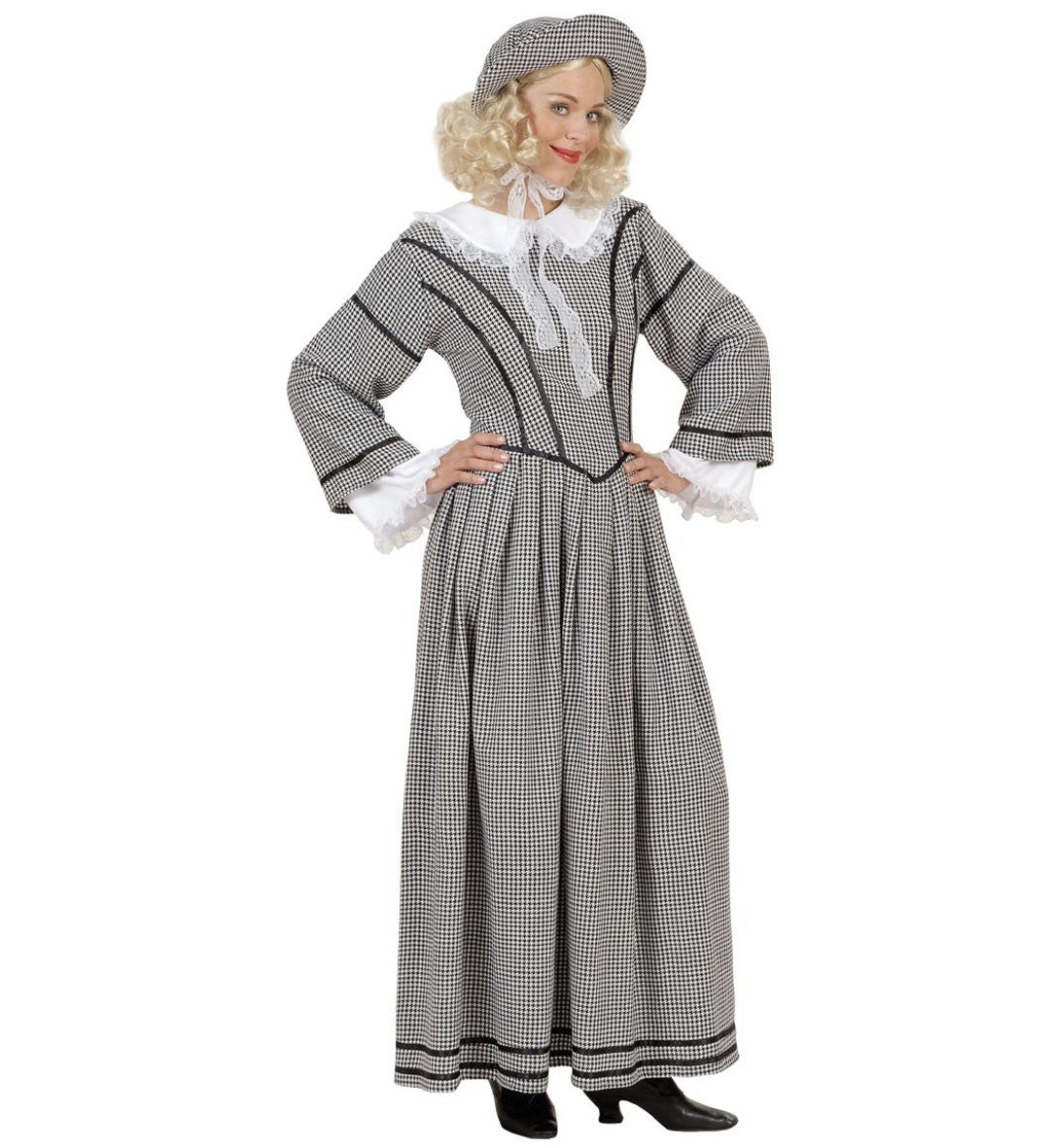 Déguisement lady Agatha (robe, chapeau)