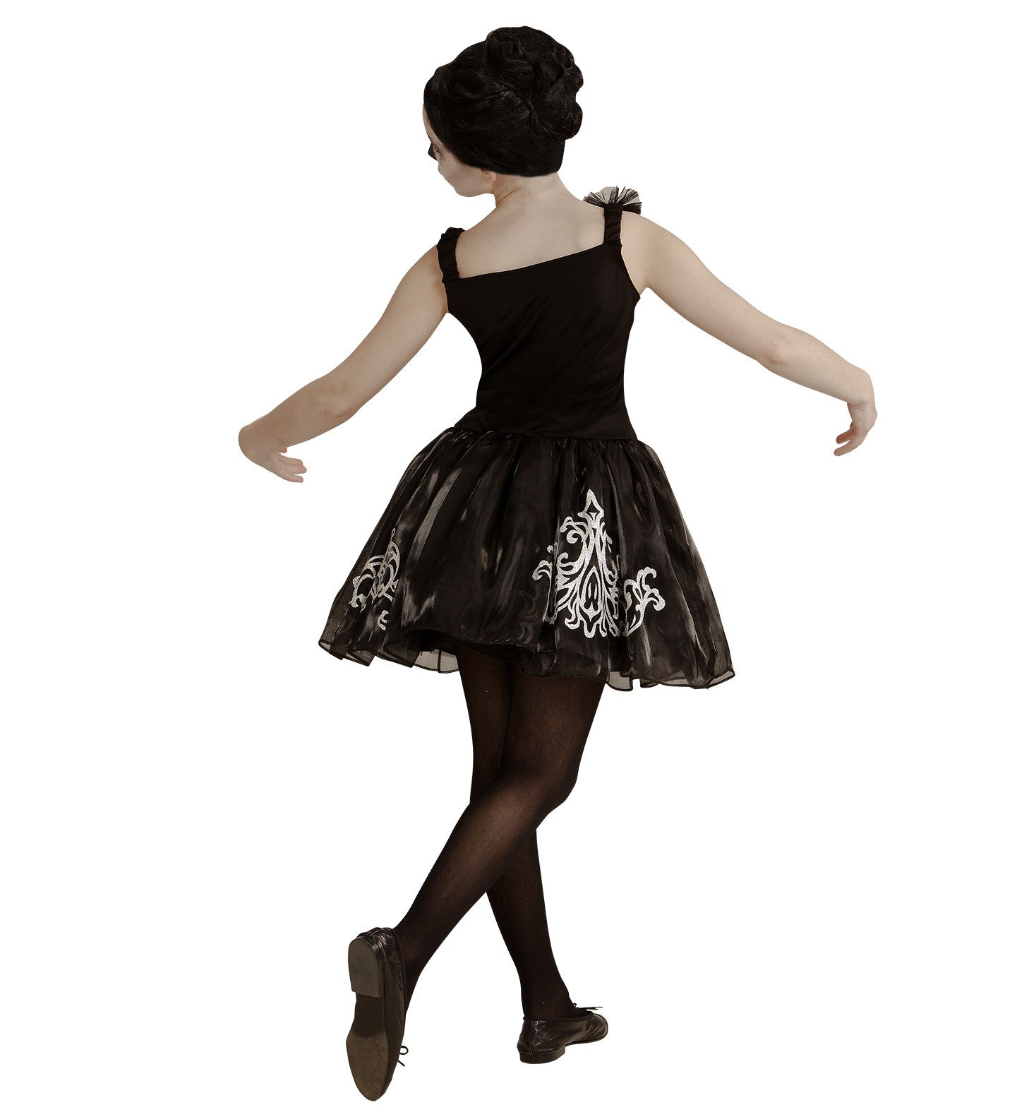 Déguisement Halloween fille (robe squelette noire)
