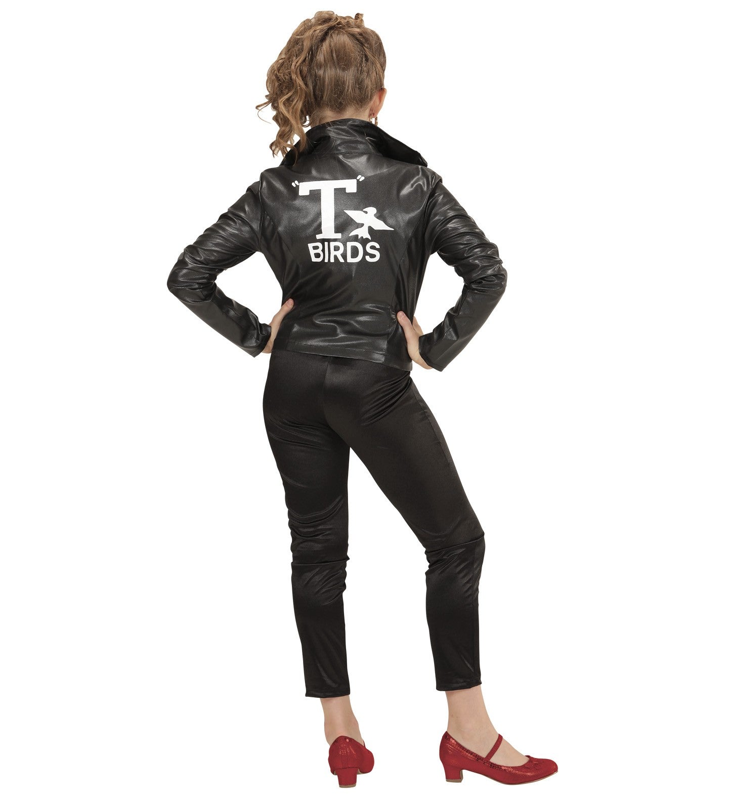 Déguisement, Grease fille (veste, leggings- fille)