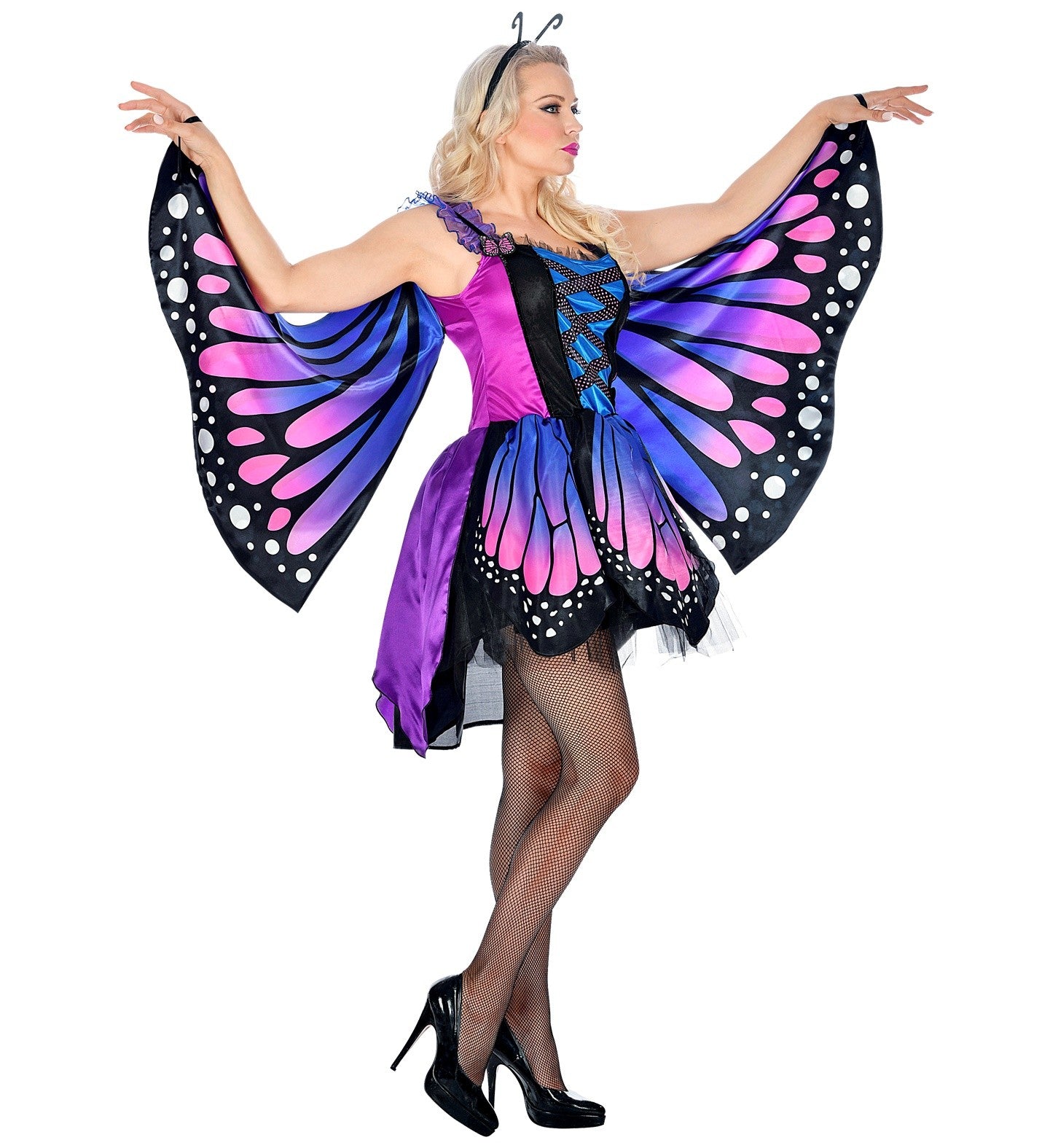Déguisement Papillon femme (robe tutu, ailes, antennes)