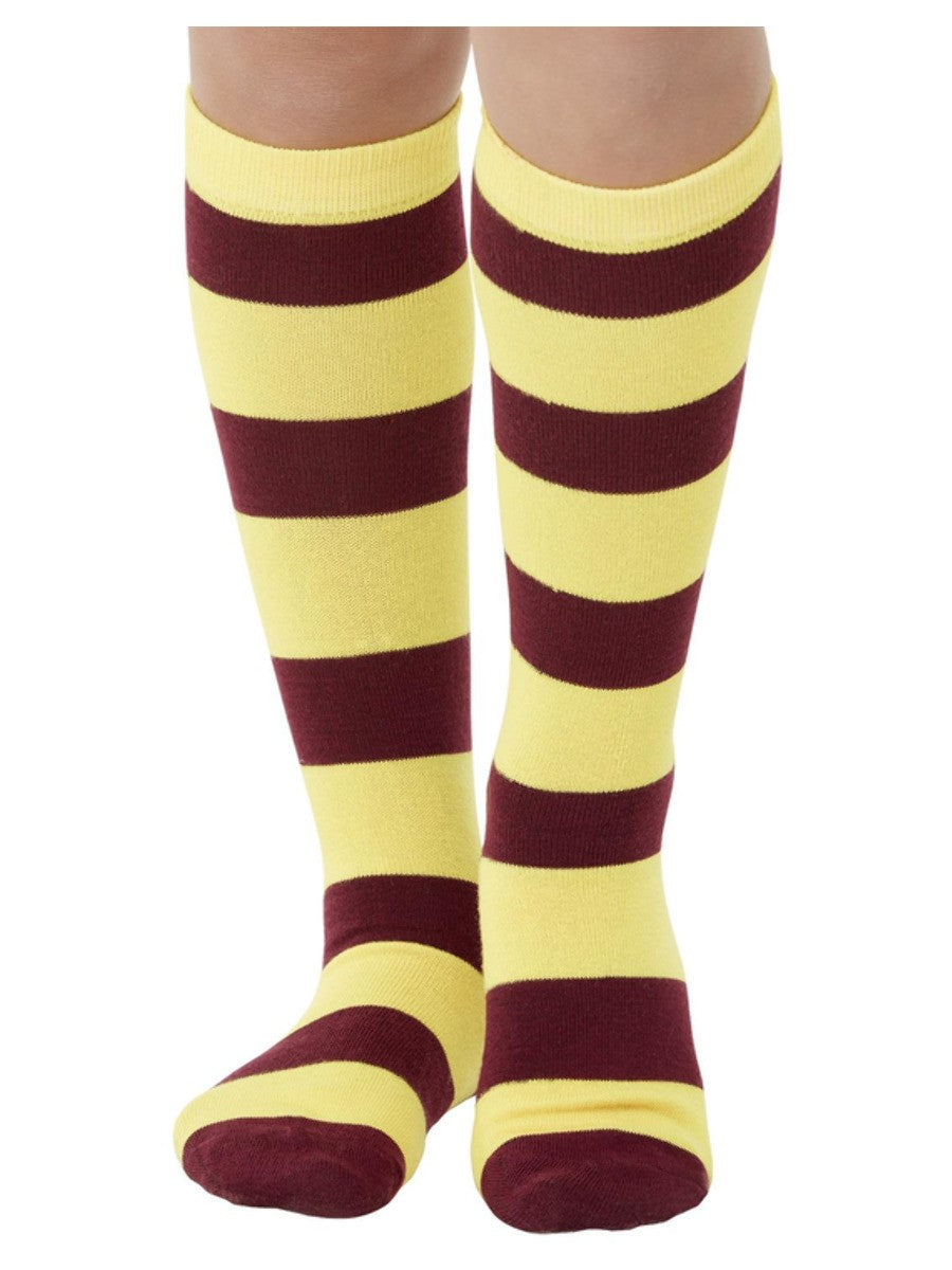 Chaussettes Stripy, Jaune et violet (EU 29-35)