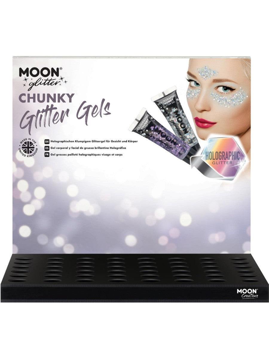 Moon Glitter Holographic Chunky Glitter Gel,