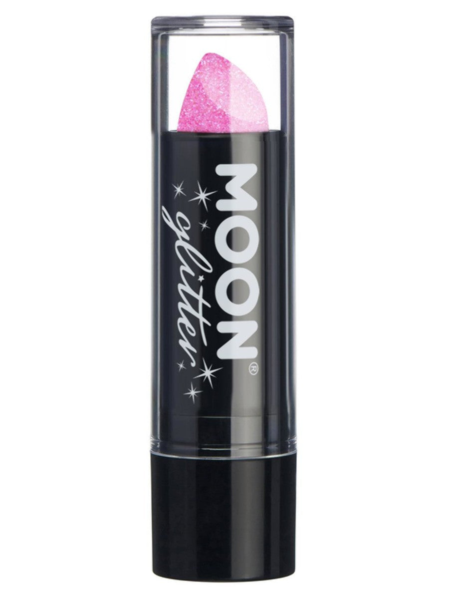 Moon Glitter Iridescent Glitter Lipstick, Pink
