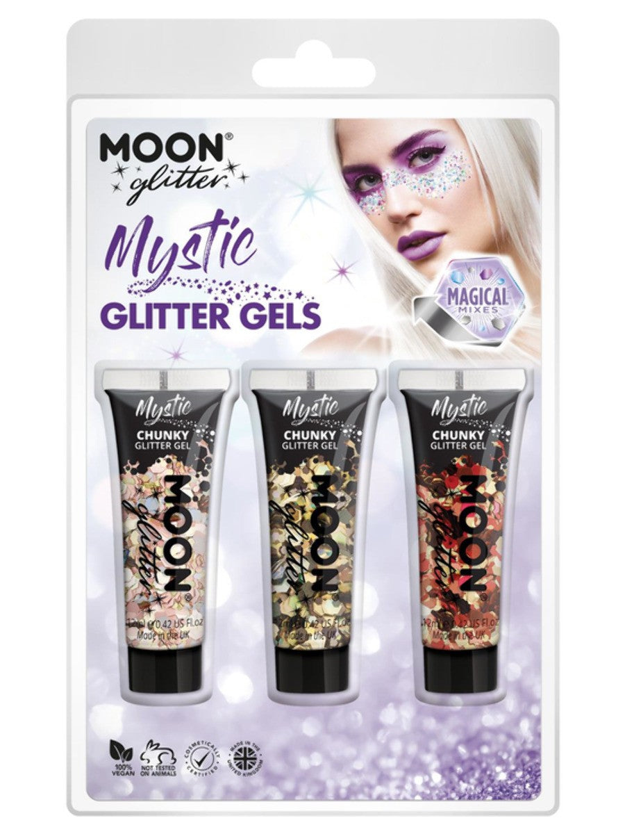 Moon Glitter Mystic Chunky Glitter Gel, Mixed Colo