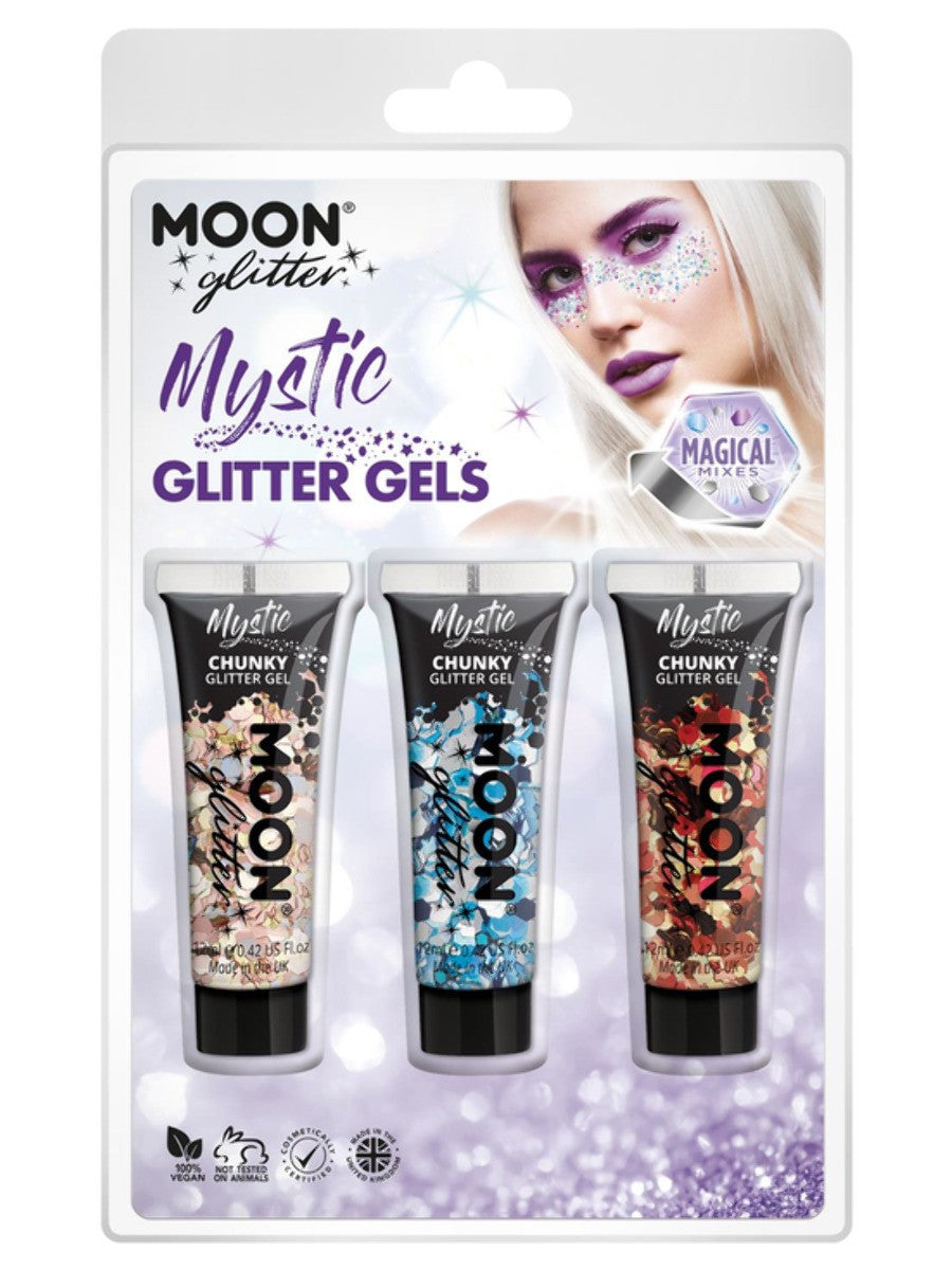 Moon Glitter Mystic Chunky Glitter Gel, Mixed Colo