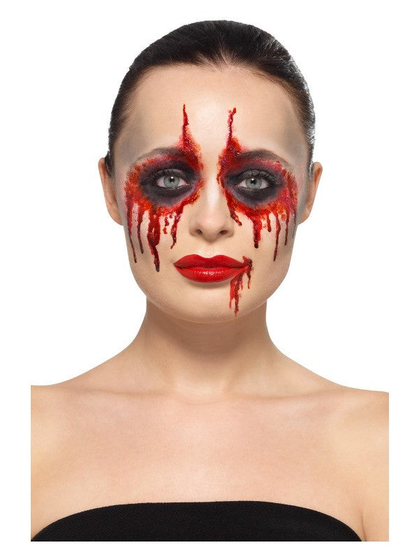 Kit de maquillage à l'eau éclaboussures de sang 3 couleurs