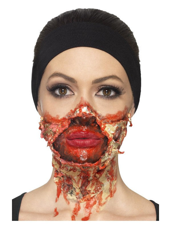 Kit latex liquide zombie (maquillage 4 couleurs et éponges, 4 X 29,57 ml)