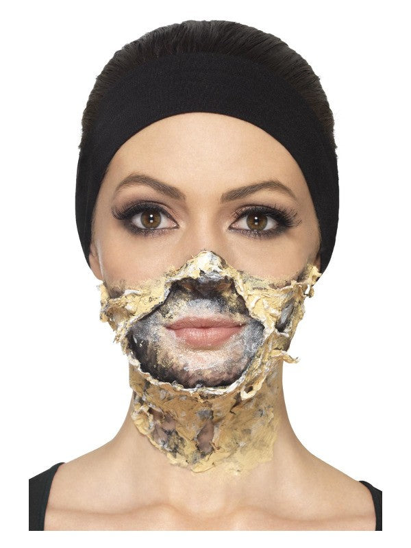 Kit latex liquide zombie (maquillage 4 couleurs et éponges, 4 X 29,57 ml)