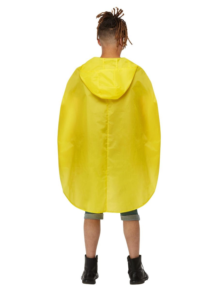 Poncho SMILEY© Jaune et Noir Taille Unique