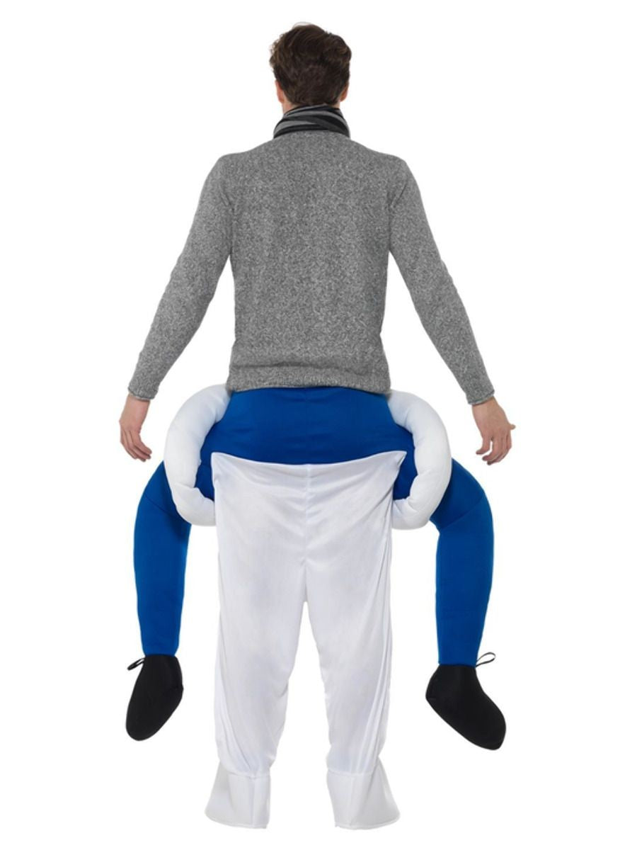 Costume piggyback de bonhomme de neige (combinaison)