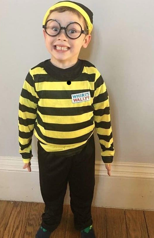 Costume Où est Charlie Licence Jaune et noir