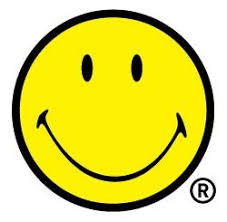 Poncho SMILEY© Jaune et Noir Taille Unique