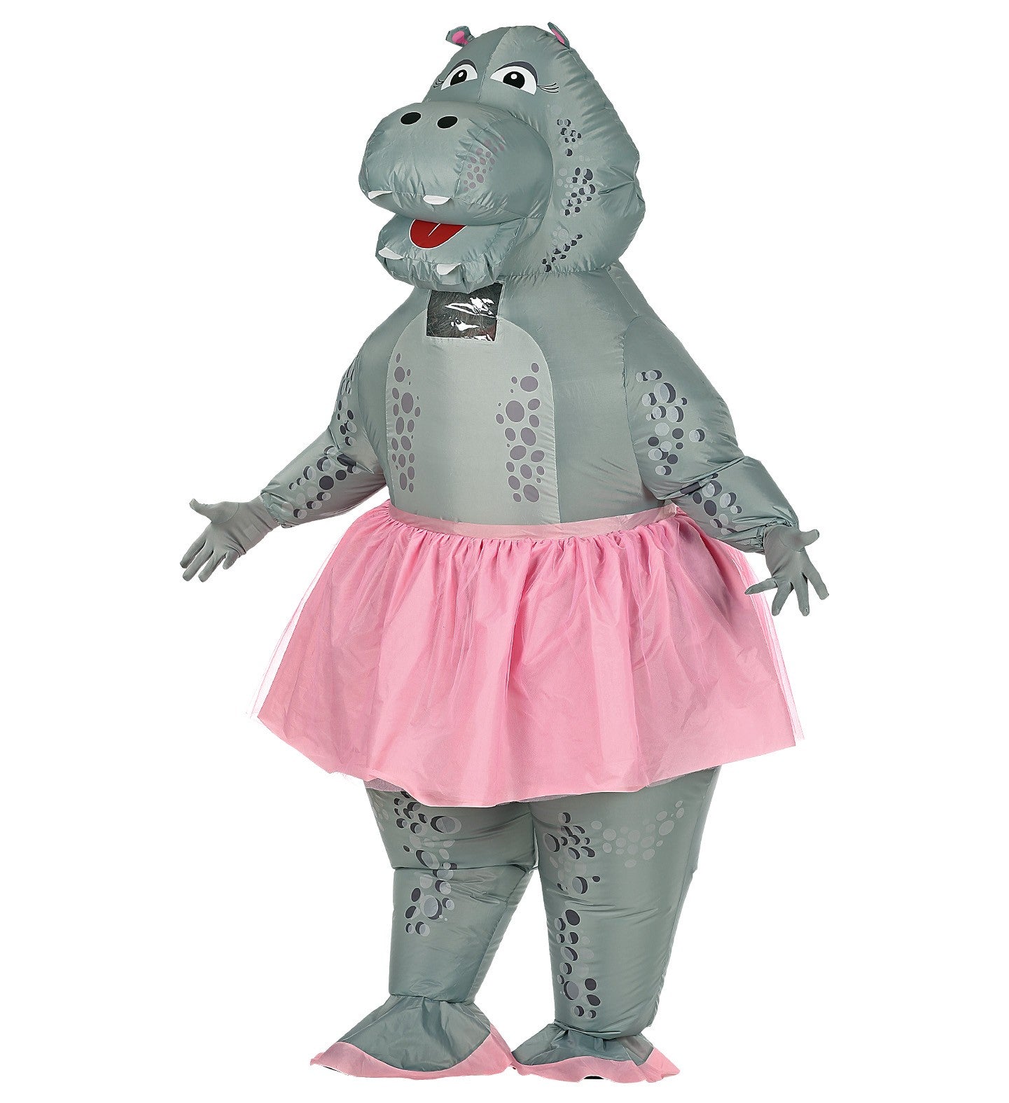 Déguisement Gonflable Hippopotame (avec ventilateur et masque)