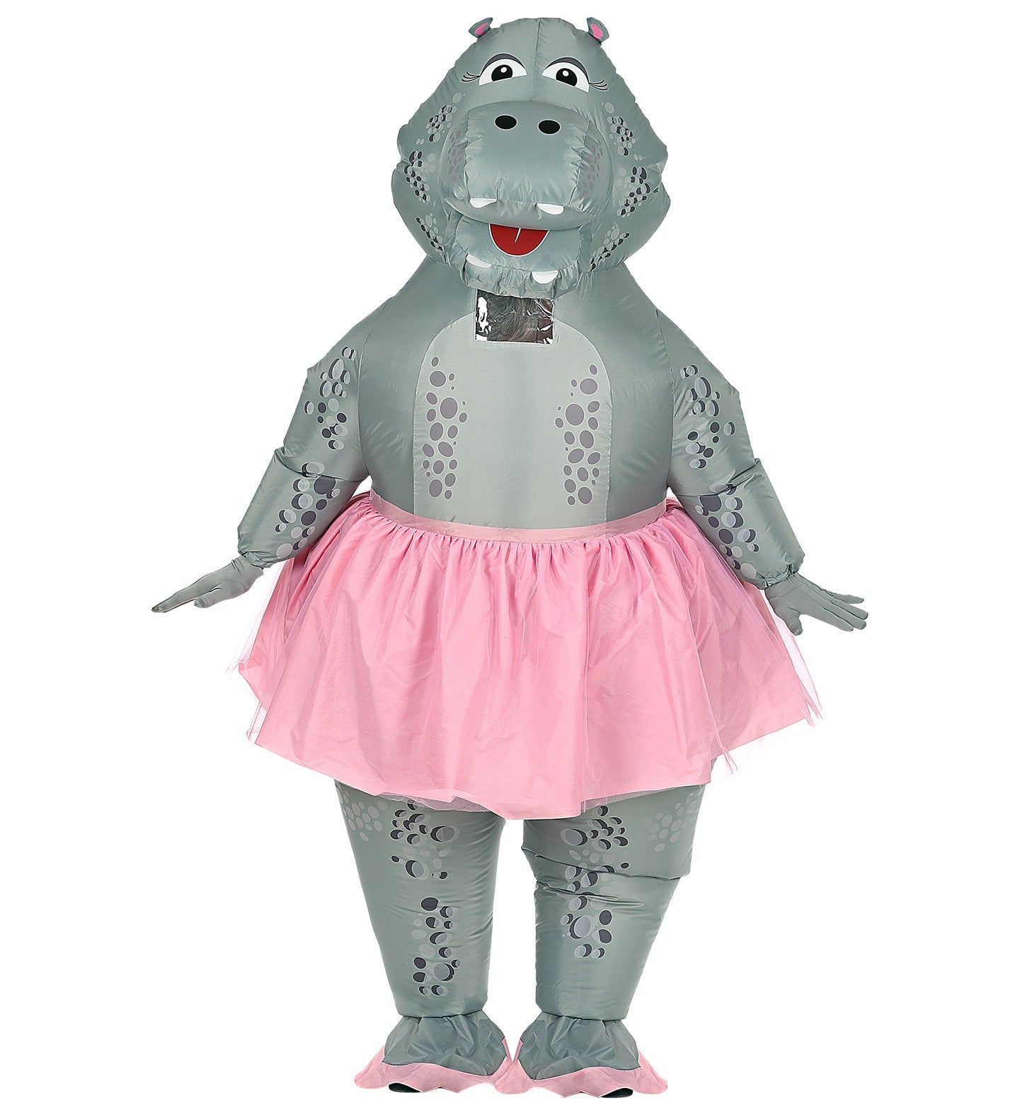 Déguisement Gonflable Hippopotame (avec ventilateur et masque)