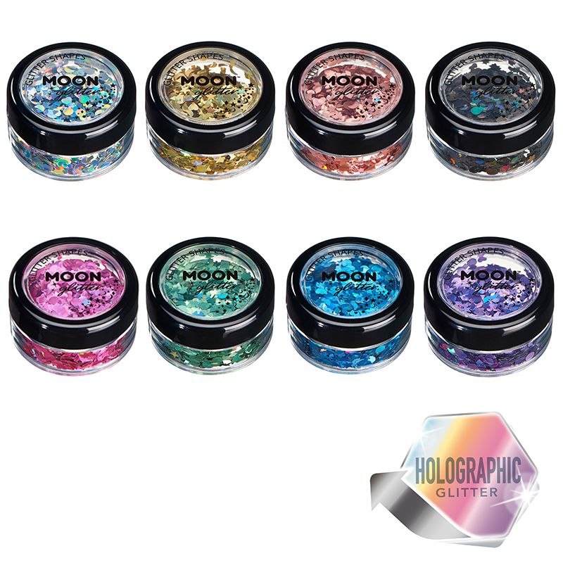 Paillettes Holographiques Violet - Cosmic Moon