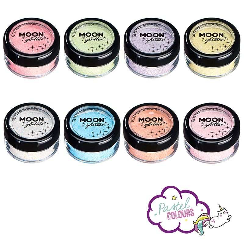 Paillettes Pastel Bleu Bébé – Cosmic Moon