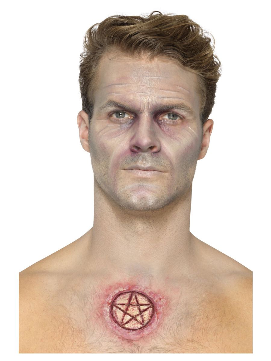 Masque zombie marron en mousse latex