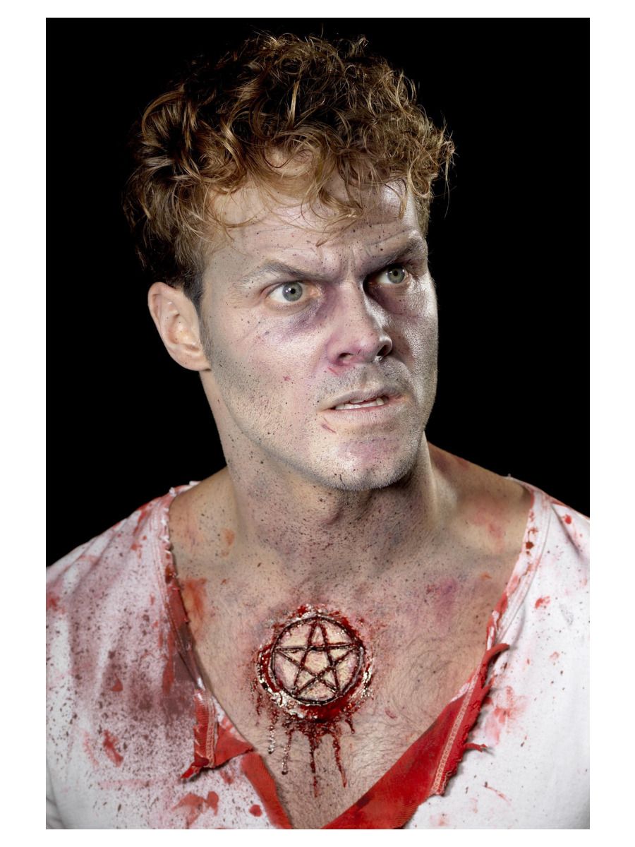 Masque zombie marron en mousse latex