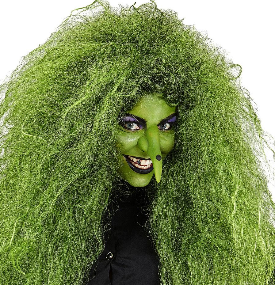 Maquillage sorcière visage et corps (4 crayons, 2 fards, 1 applicateur)
