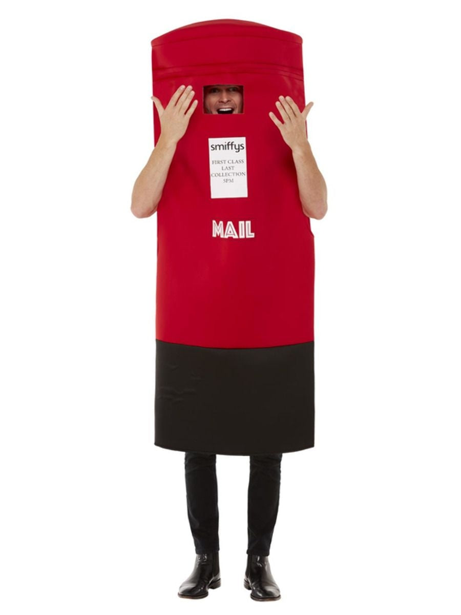 Déguisement original boîte aux lettres, Rouge homme