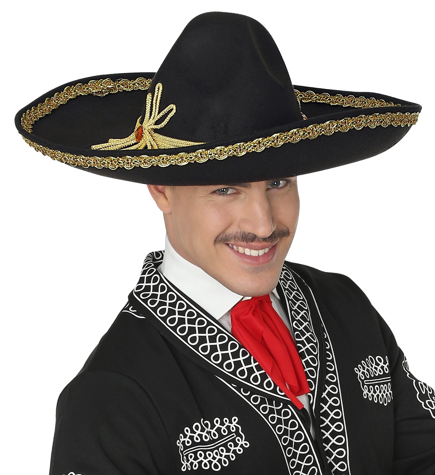 Sombrero Mexicain Luxe en feutre - 50 cm