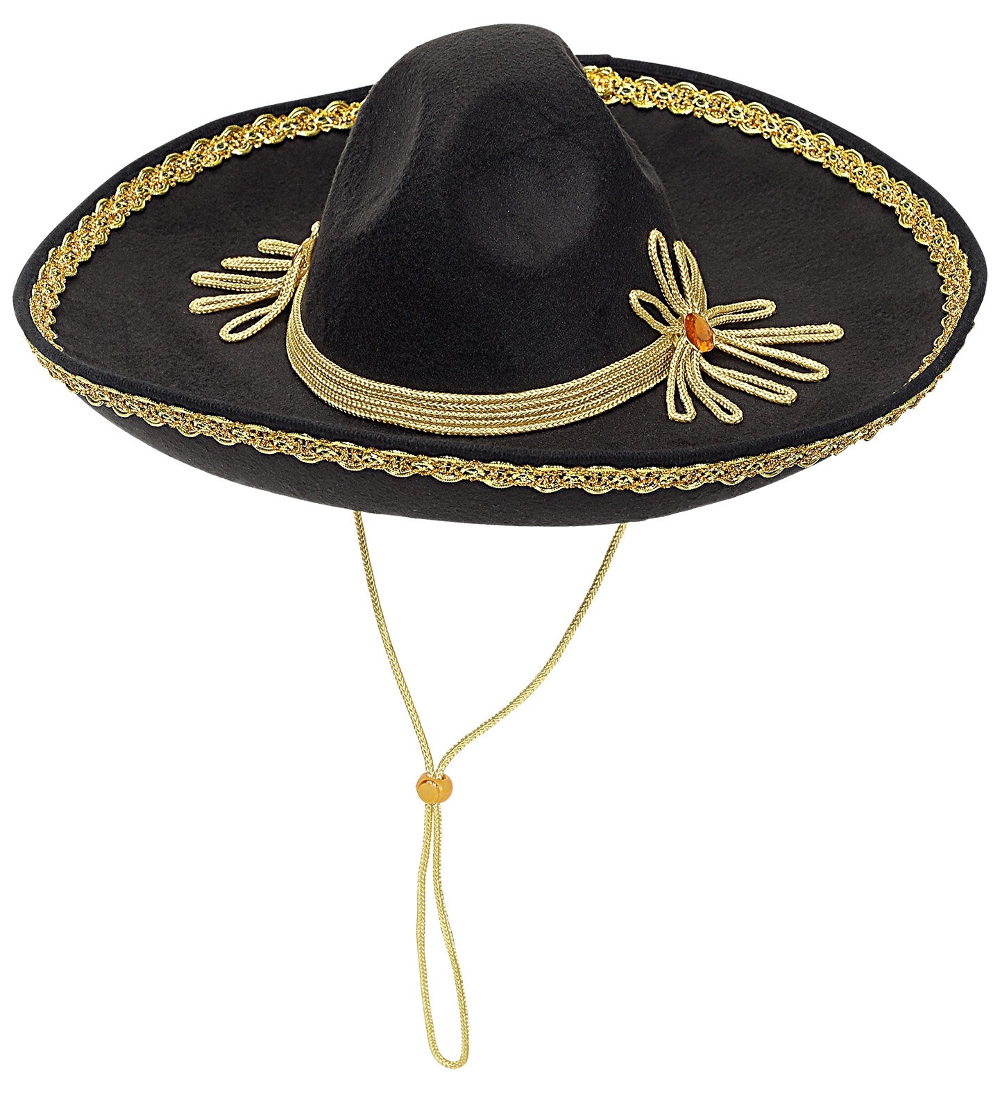 Sombrero Mexicain Luxe en feutre - 50 cm