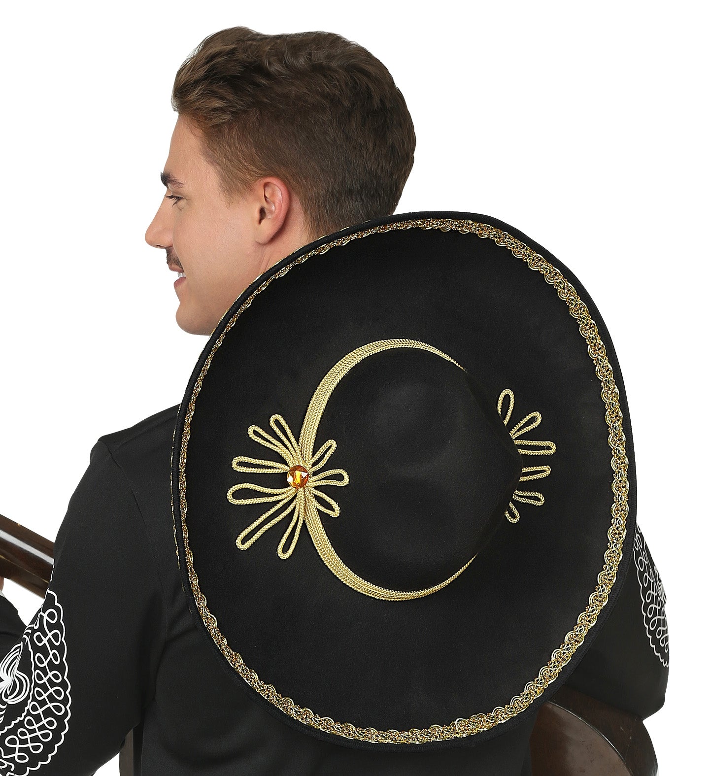 Sombrero Mexicain Luxe en feutre - 50 cm