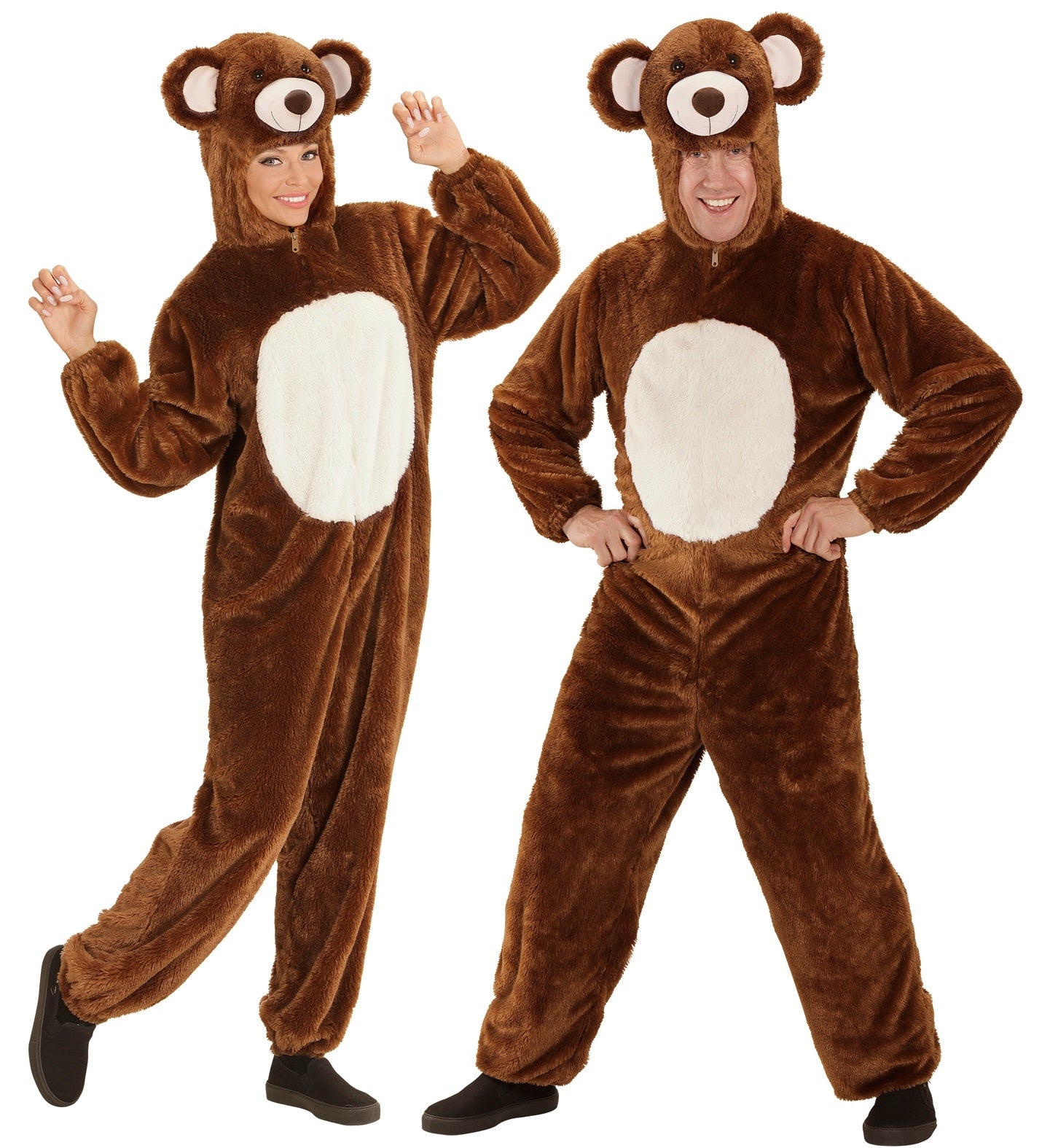 Déguisement Ours brun en peluche taille M/L