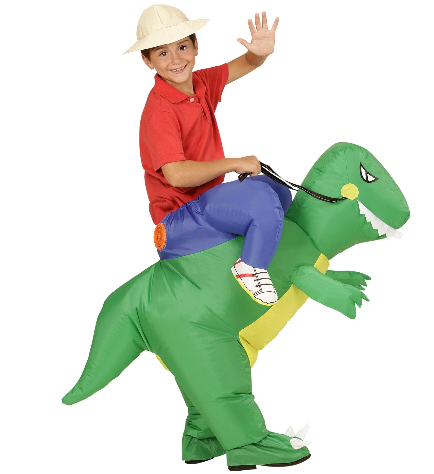 Déguisement gonflable de dinosaure pour enfant