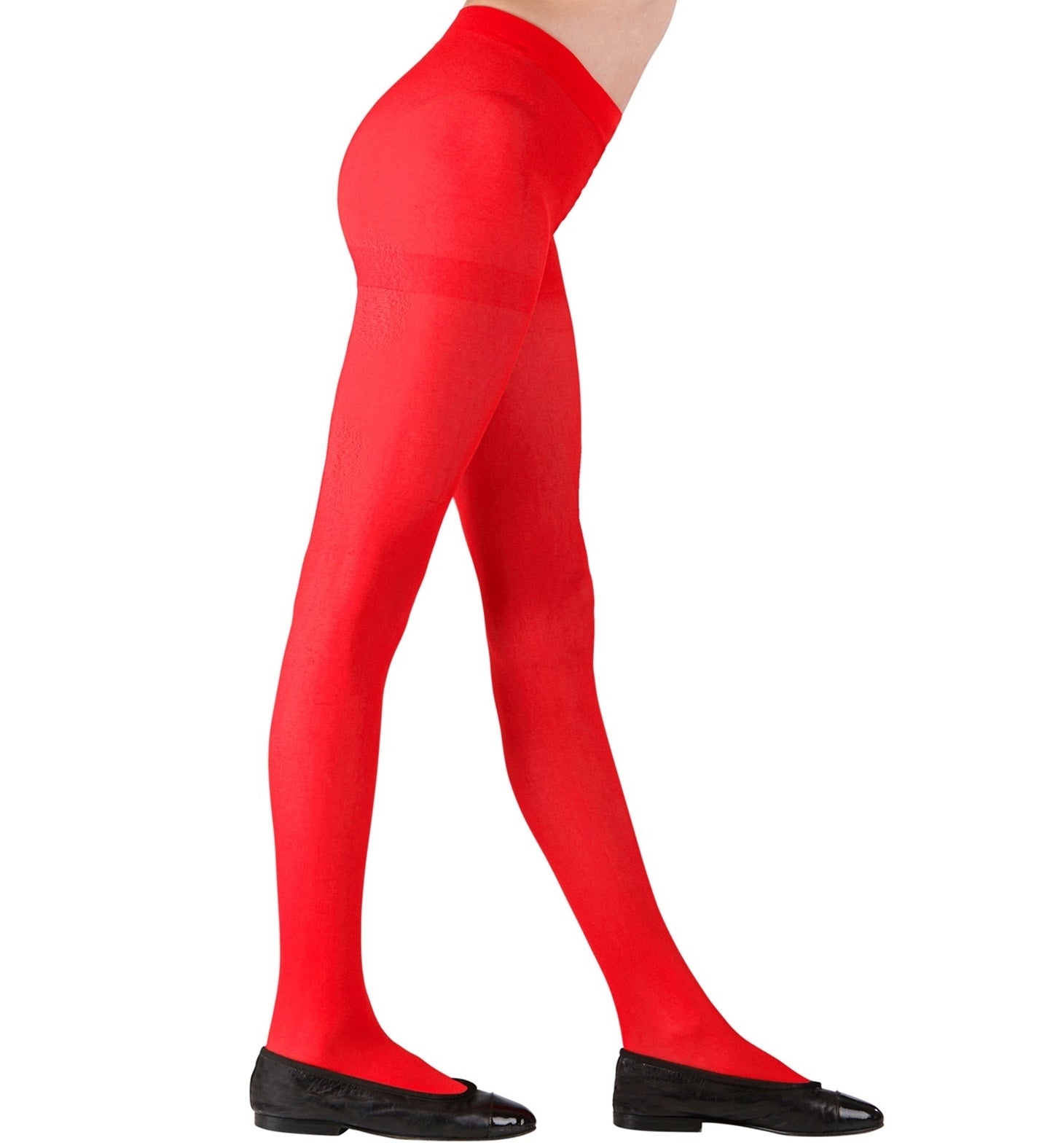 Collant fille rouge du 1/3 ans au 11/14 ans - 40 den