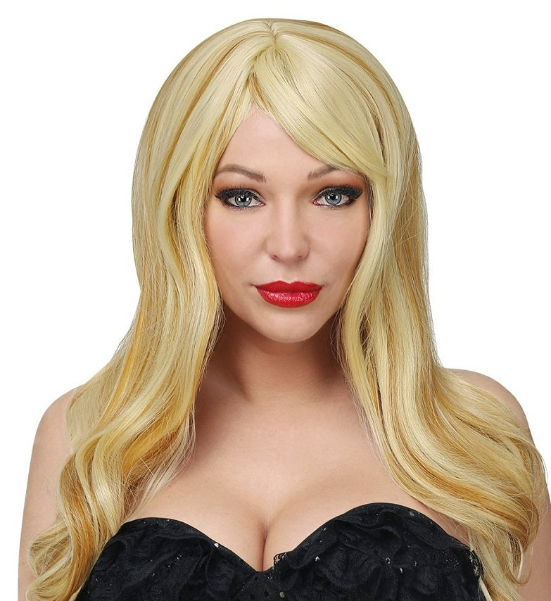Perruque blonde de rêve longue et ondulé
