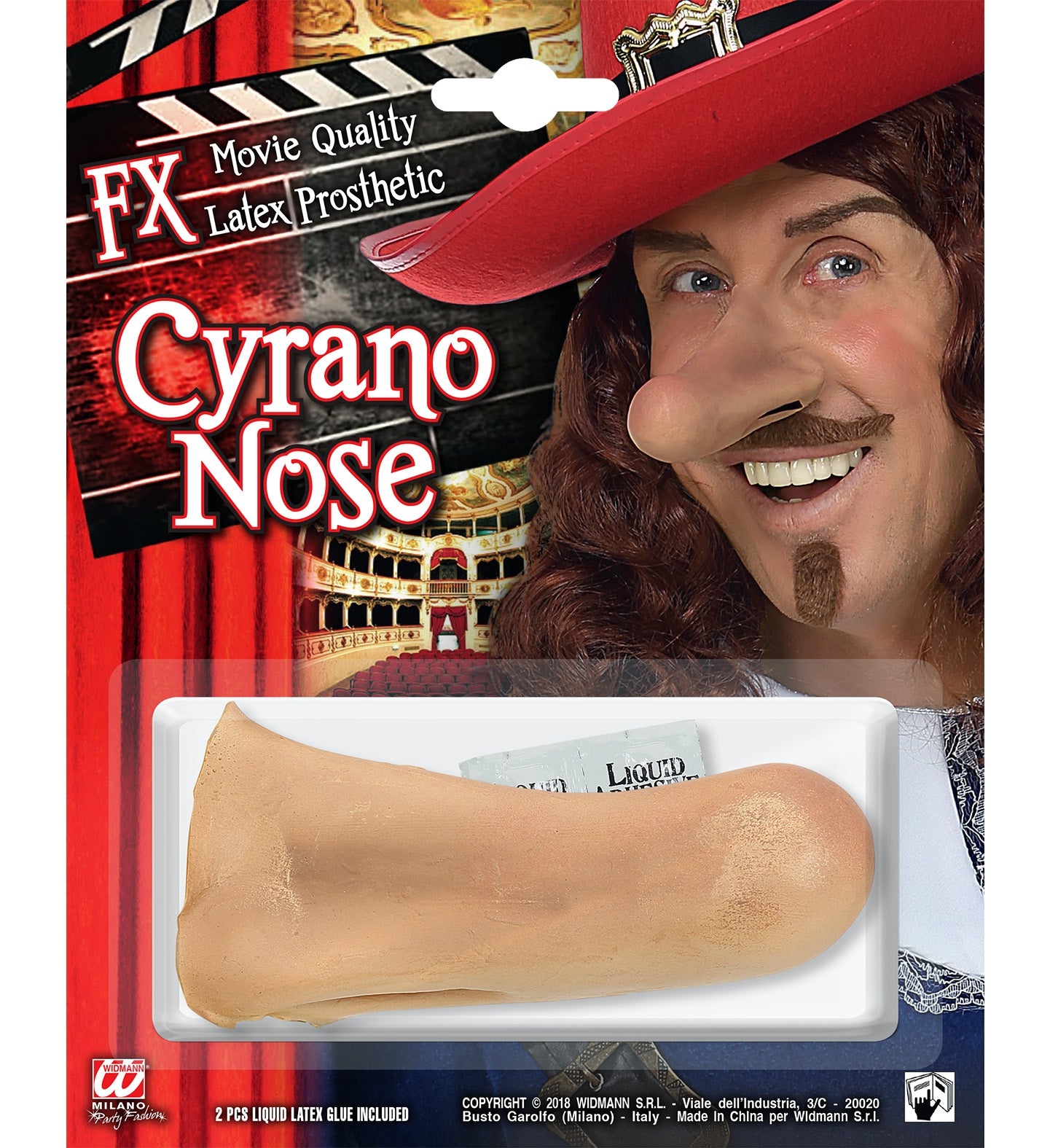 Nez de Cyrano en latex