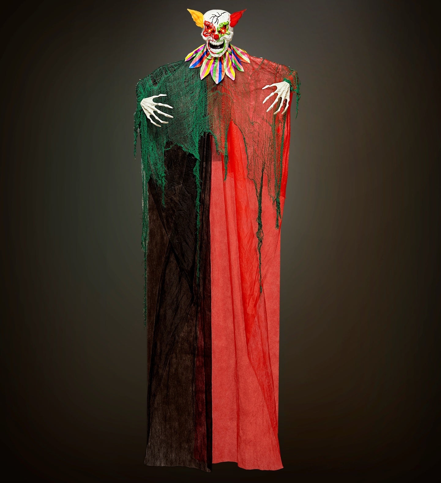 Déco Halloween - Clown de 240 cm avec lumière et son