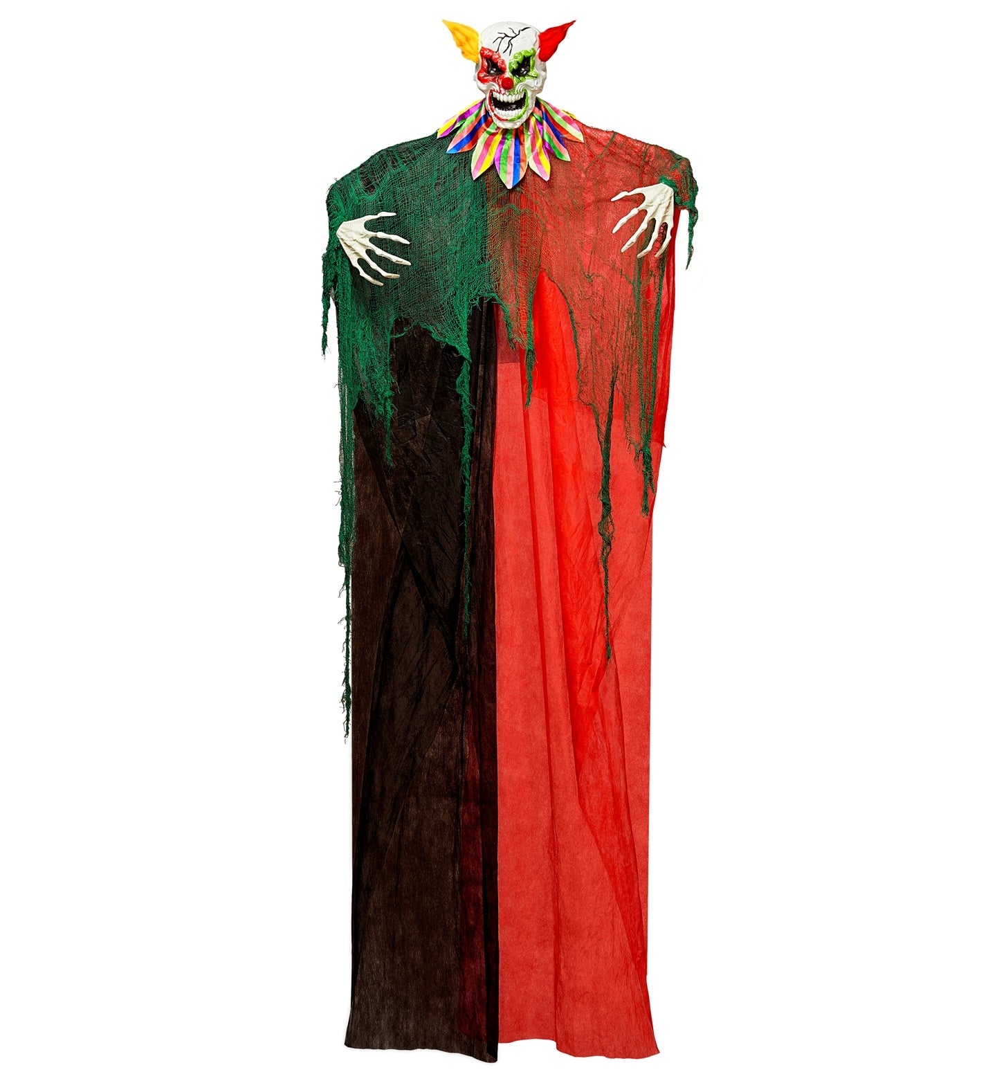 Déco Halloween - Clown de 240 cm avec lumière et son
