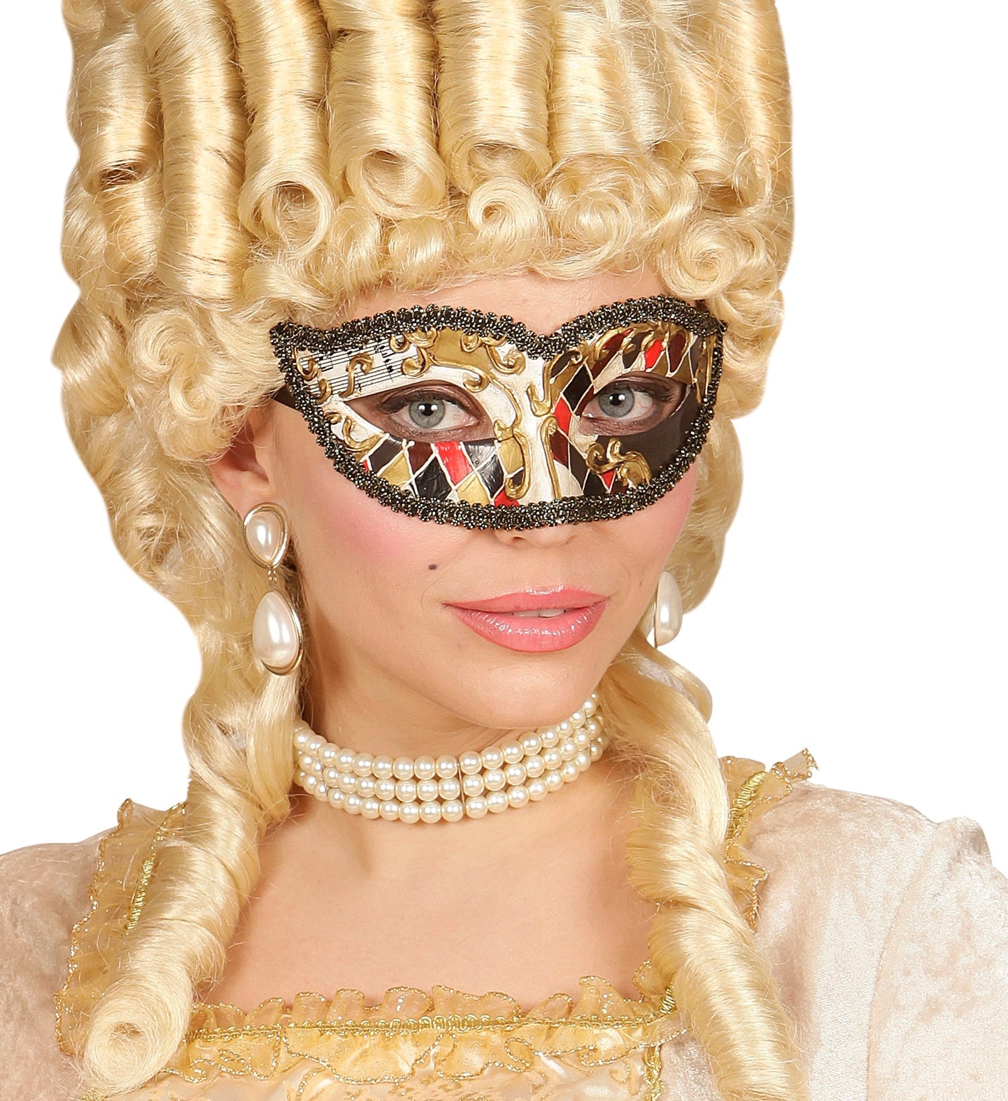 Loup Vénitien Arlequin