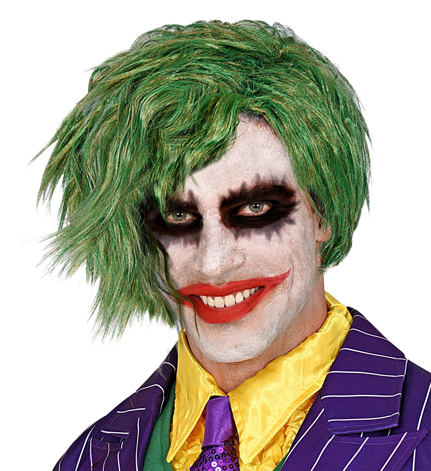 Perruque Joker verte homme