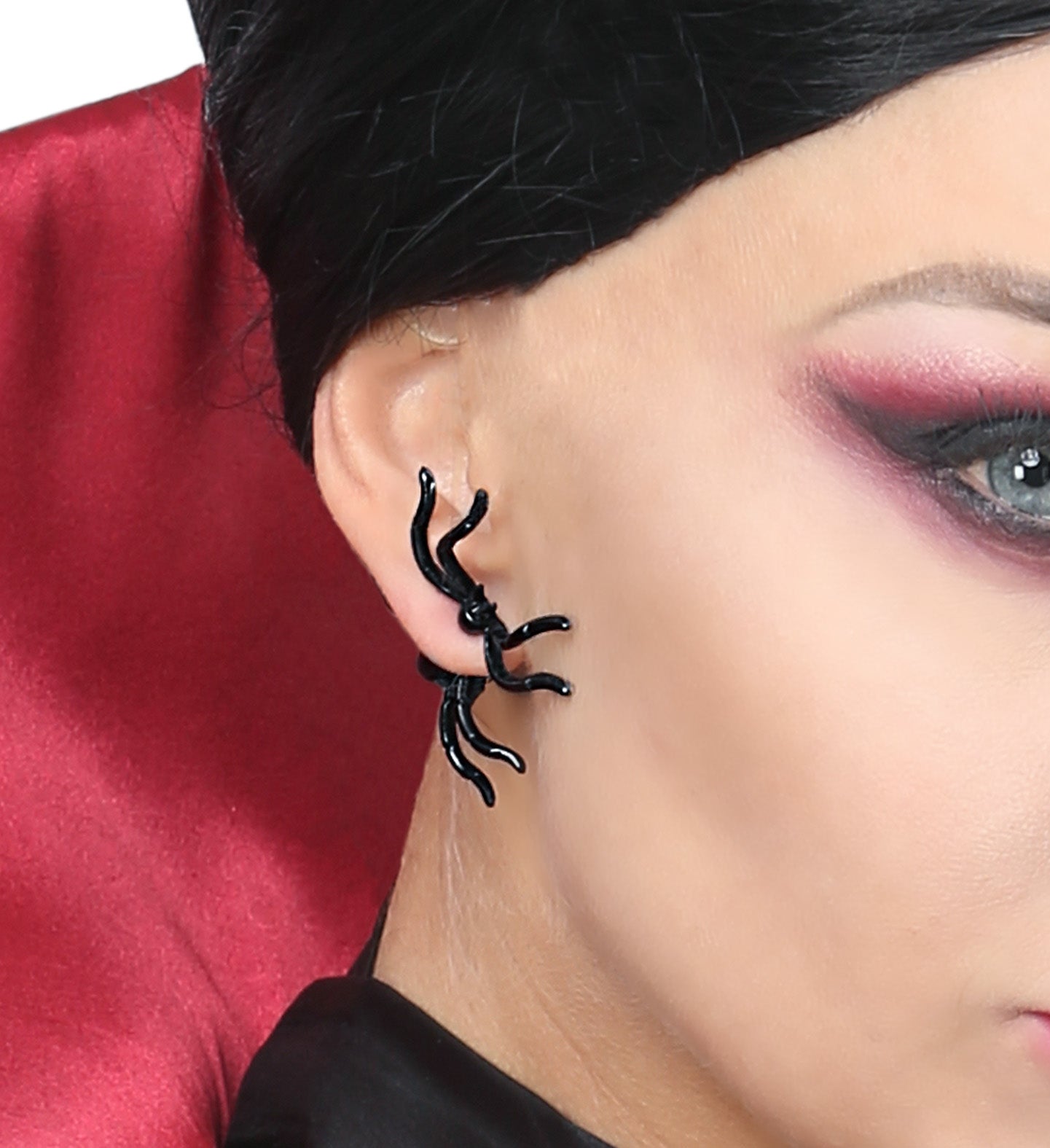 Boucles d'oreilles Araignée à travers l'oreille
