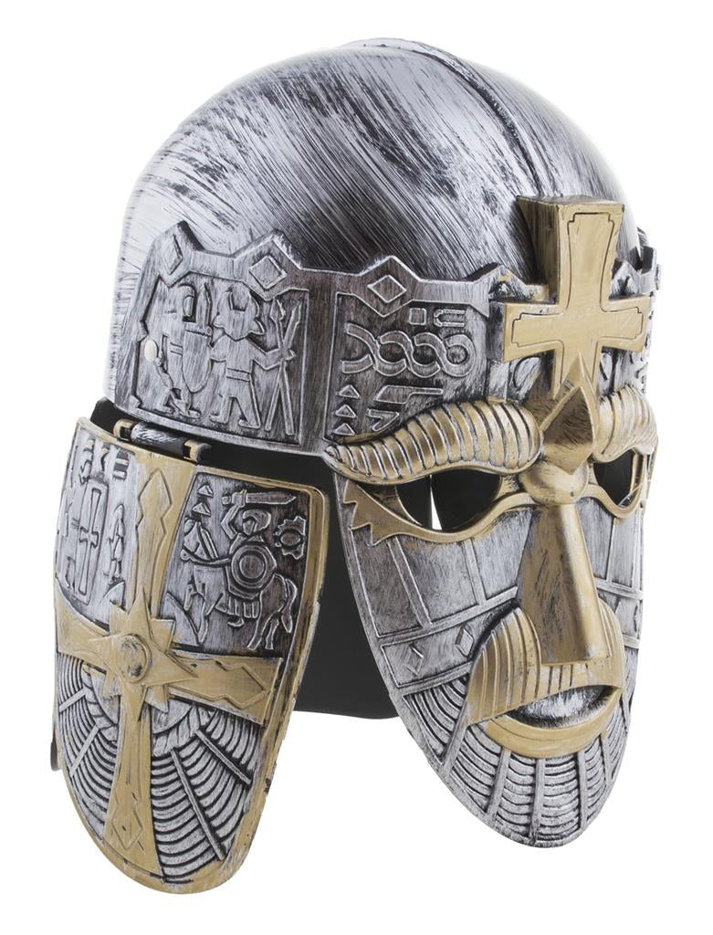 Casque Chevalier avec masque - Adulte
