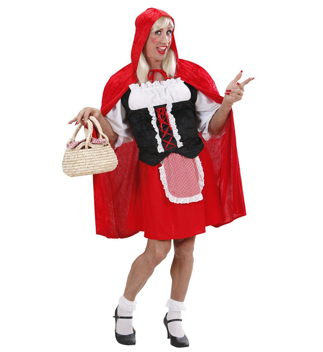 Déguisement chaperon rouge homme taille XL