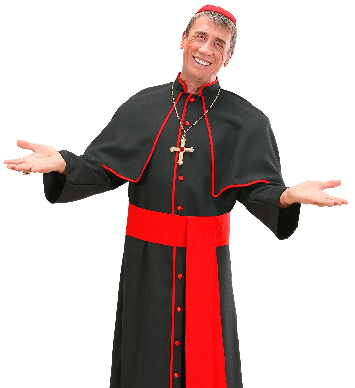 Set Cardinal collier croix et deux bagues