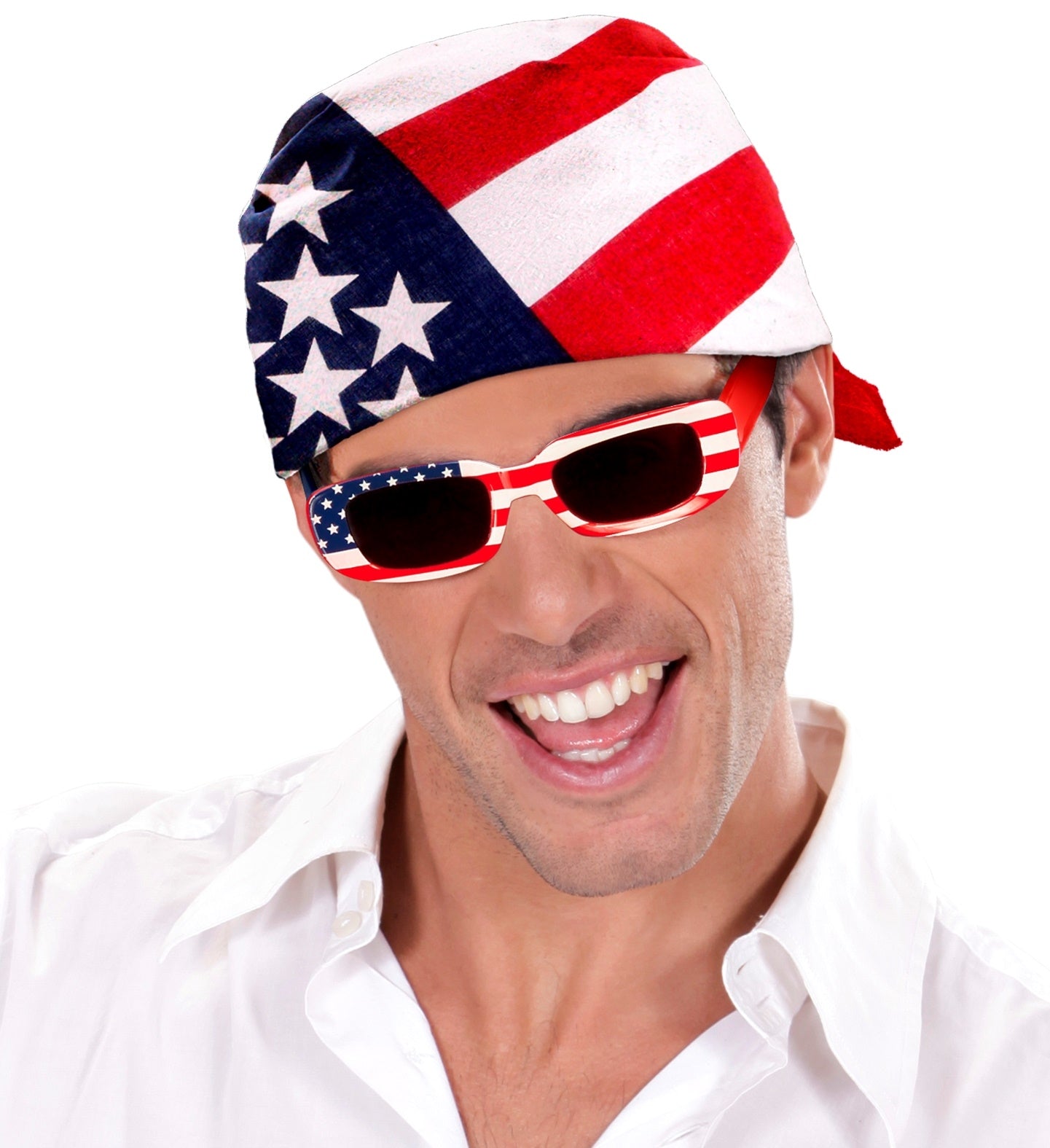 Bandana drapeau USA - 55 X 55 cm