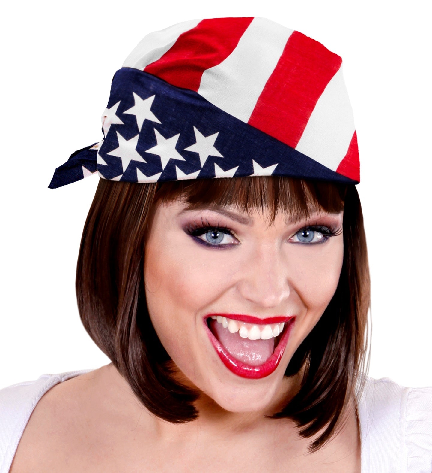 Bandana drapeau USA - 55 X 55 cm