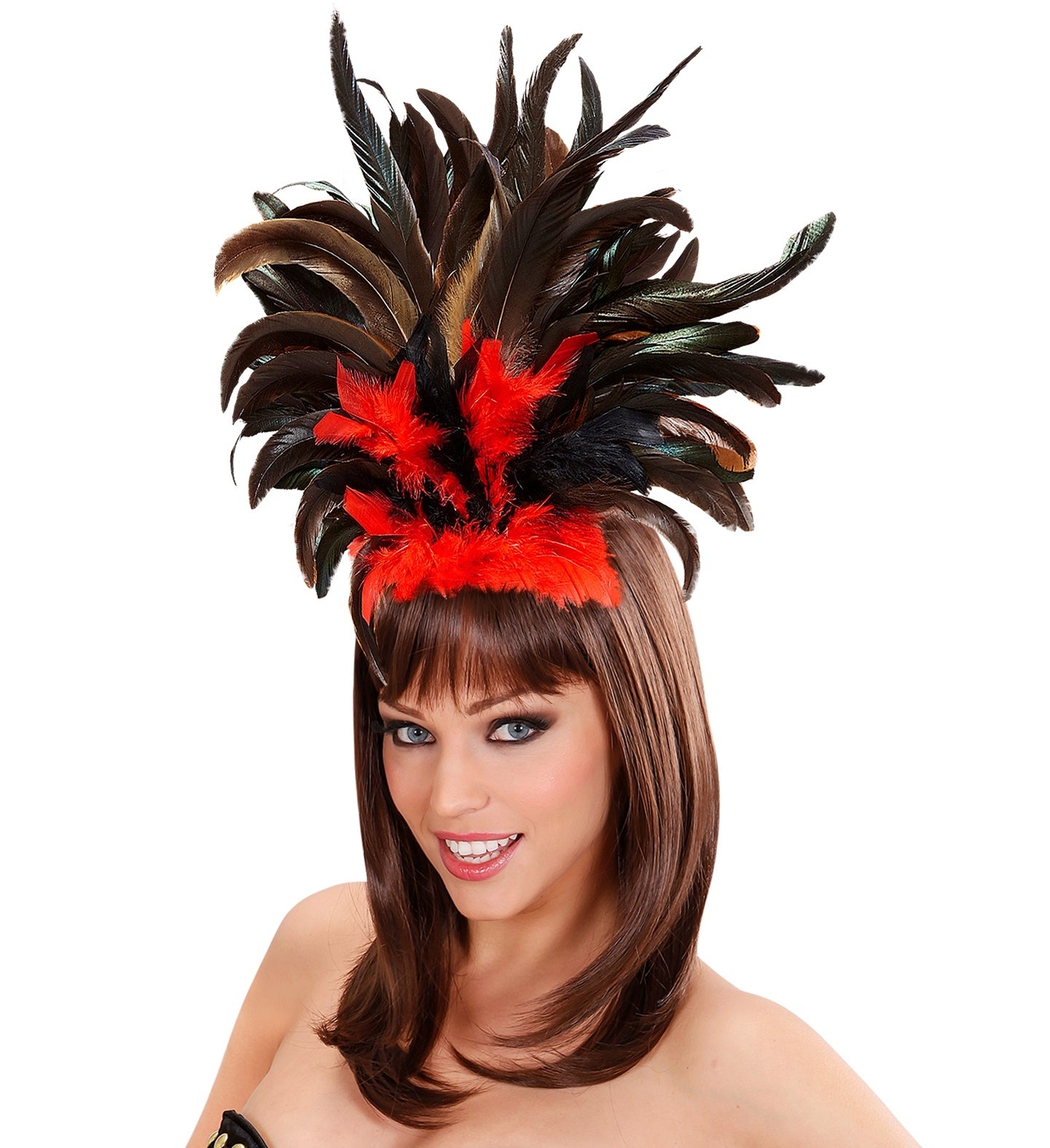 Coiffe Brésilienne danseuse Samba - 3 couleurs au choix