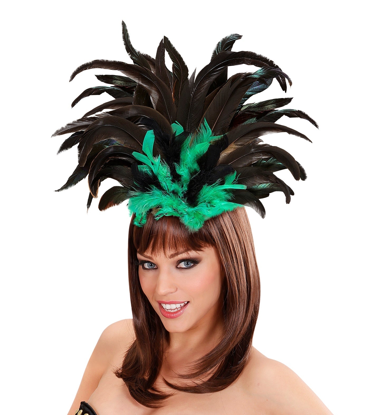 Coiffe Brésilienne danseuse Samba - 3 couleurs au choix