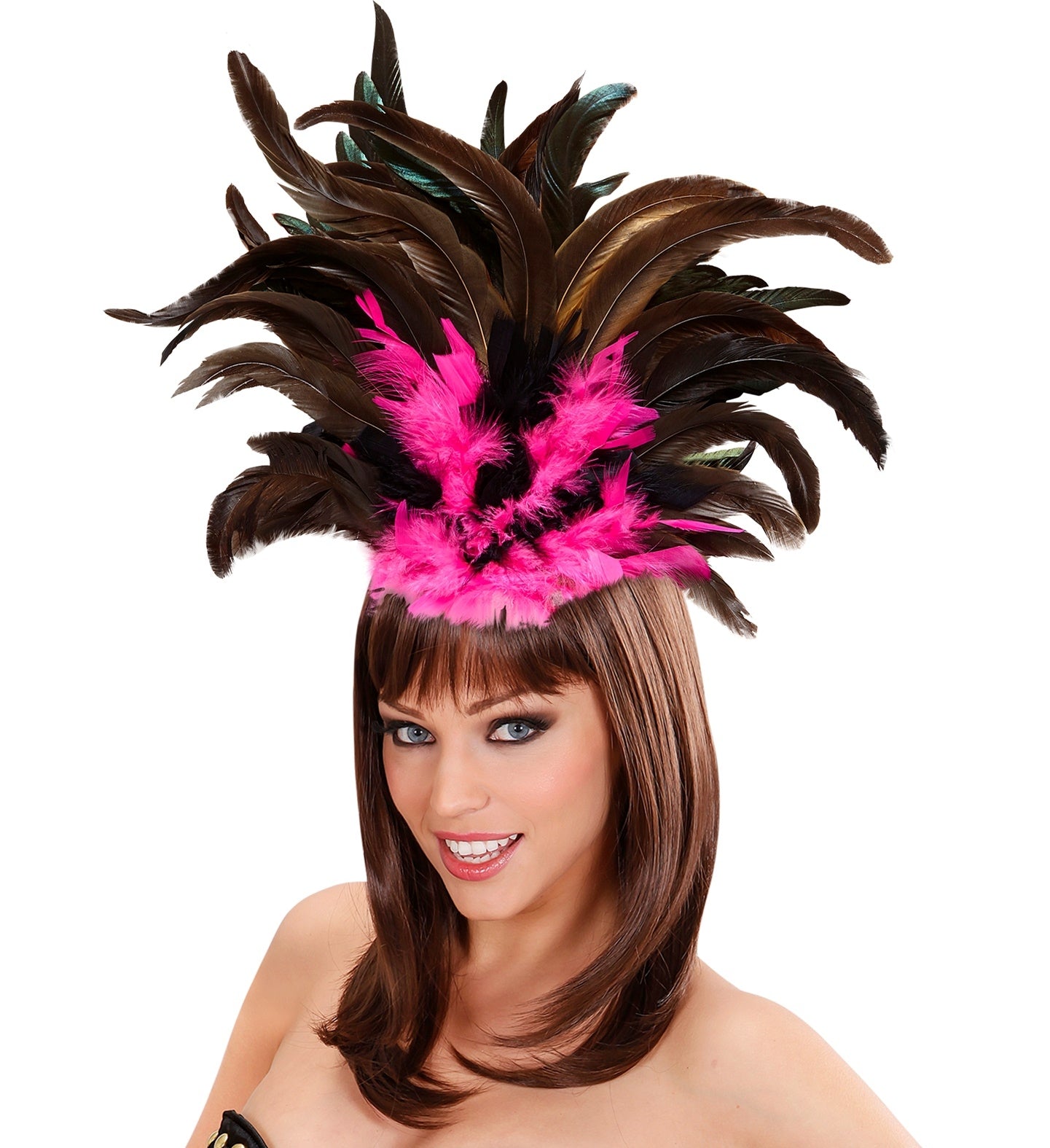 Coiffe Brésilienne danseuse Samba - 3 couleurs au choix