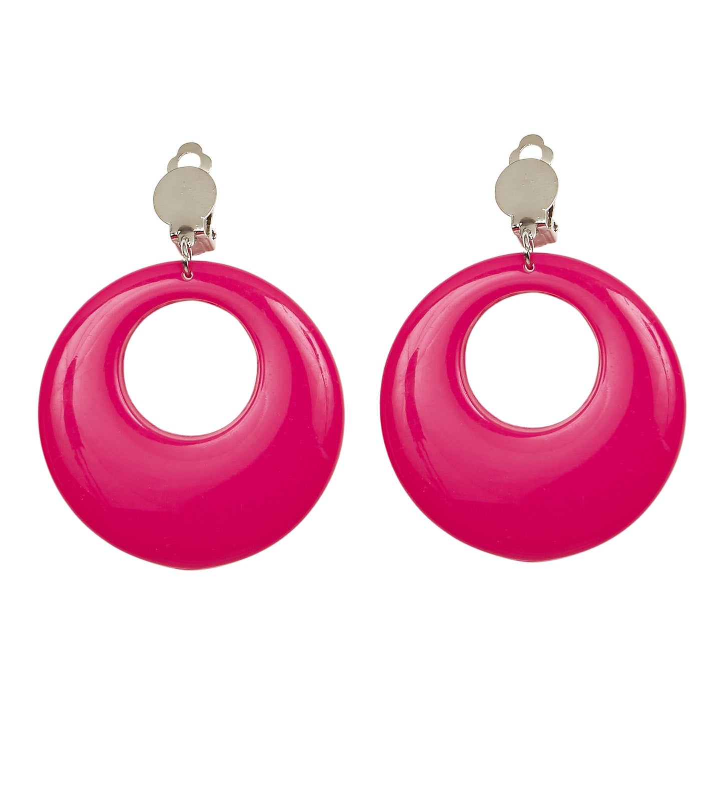 Paire de boucles d'oreilles Fluo 2 couleurs au choix
