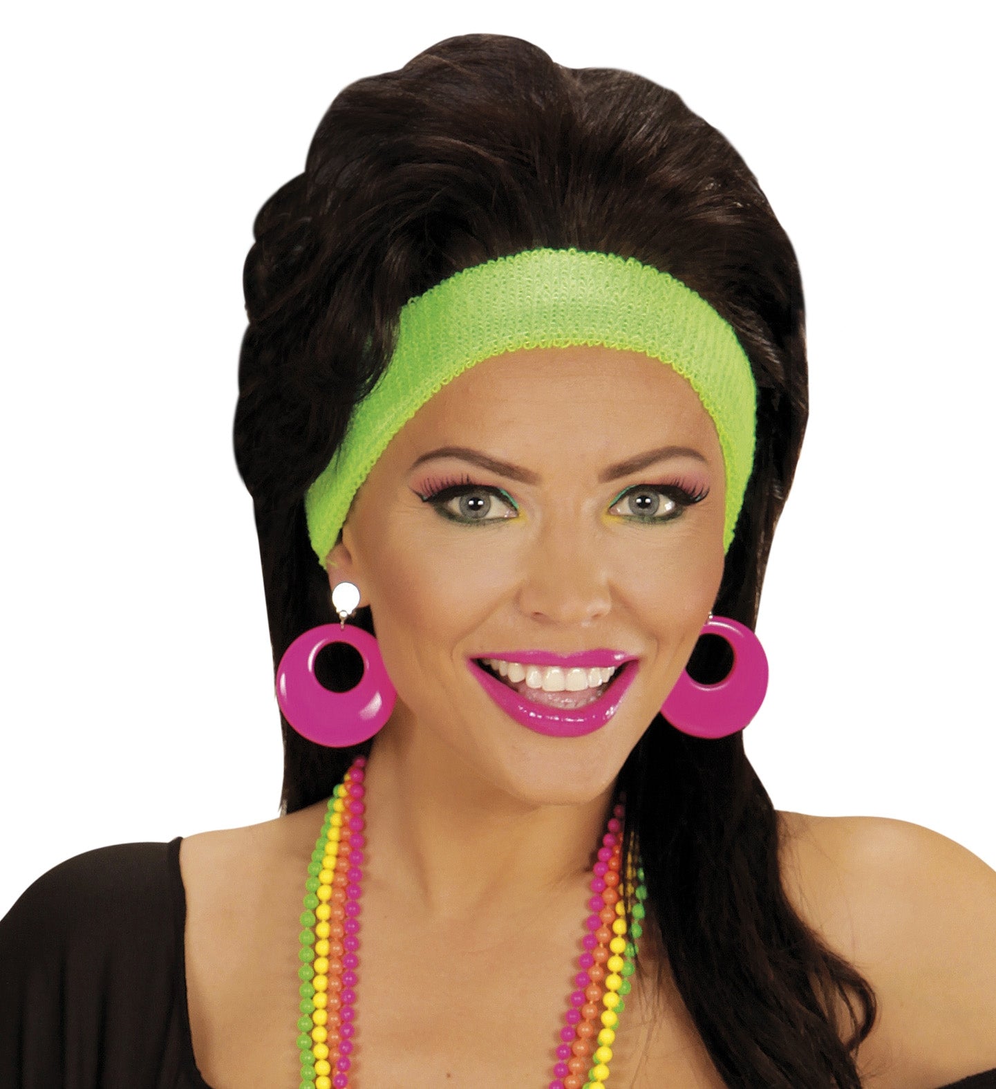 Paire de boucles d'oreilles Fluo 2 couleurs au choix