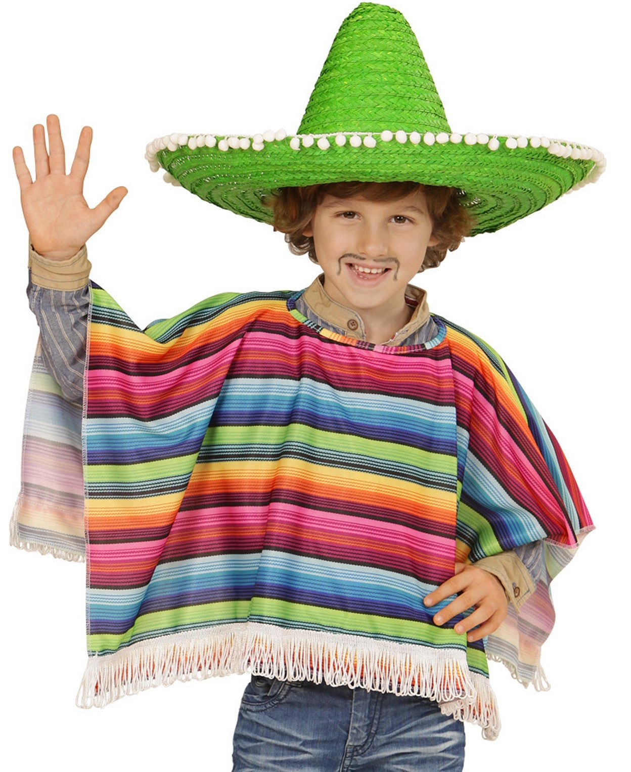 Poncho mexicain enfant pas cher